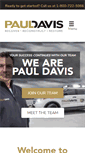 Mobile Screenshot of pauldavisbusiness.com